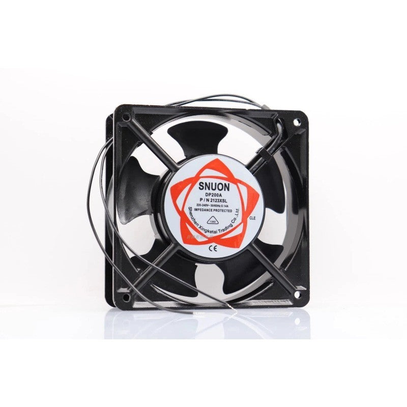 SNUON DP200A P/N 2123XSL 12038 220V-240V 0.14A 12CM Silent Cooling Fan