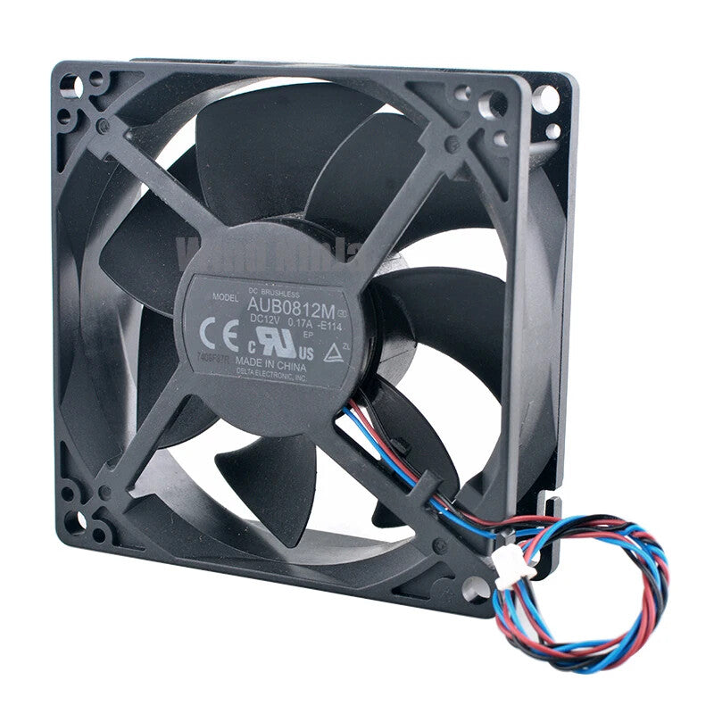 AUB0812M 8cm 80mm fan 80x80x25mm DC12V 0.17A 3pin Axial flow fan cooling fan