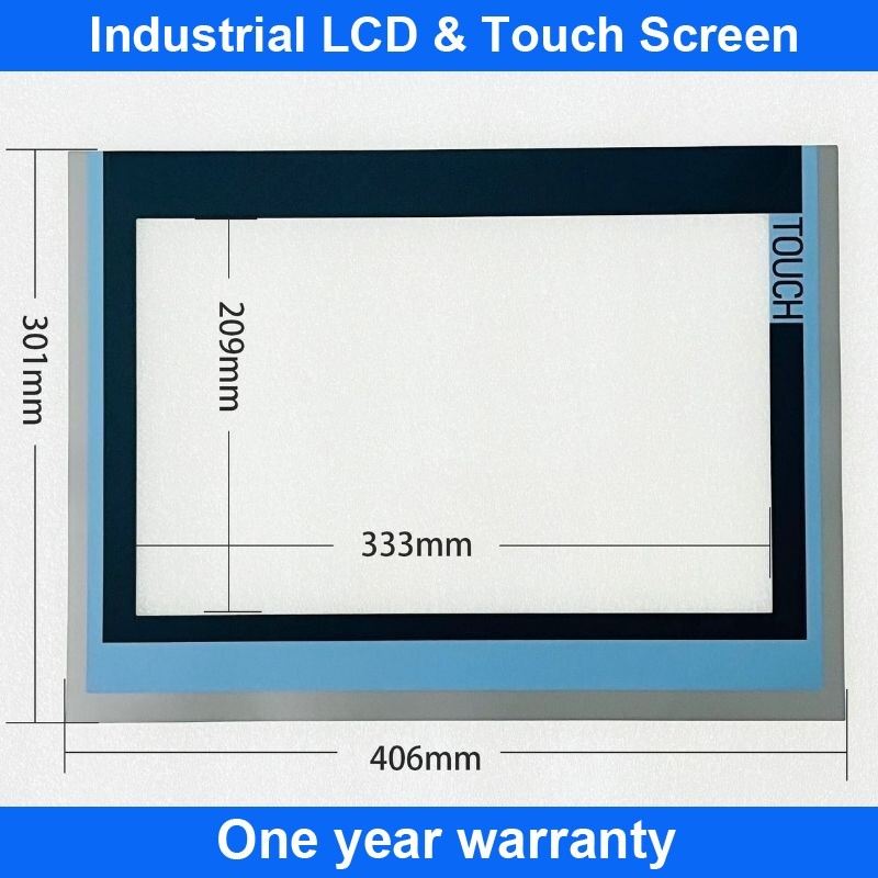 Touch Screen Panel TP1500 Comfort 6AV2124 6AV2 124-0QC02-0AX1 + Overlay Film