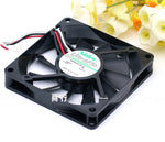 1PC NIDEC U80R24MLAB-53 24V 0.07A 8015 8CM 3-wire ultra-quiet cooling fan