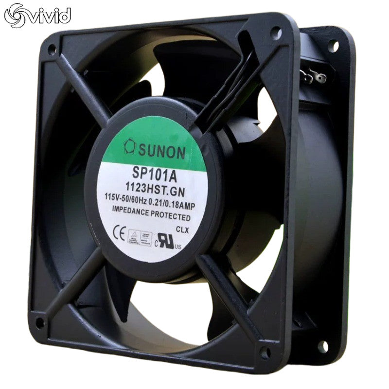 1PC SUNON SP101A 1123HST.GN 115V 0.21/0.18A Cooling Fan