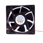 RUNDA RD1238B24M-S DC24V 0.93A 12038 12CM 2-Wire Cooling Fan
