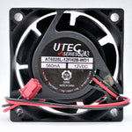 AT6025L-12FH2B-WD1 6cm 6025 DC12V 560mA 2 lines double ball cooling fan