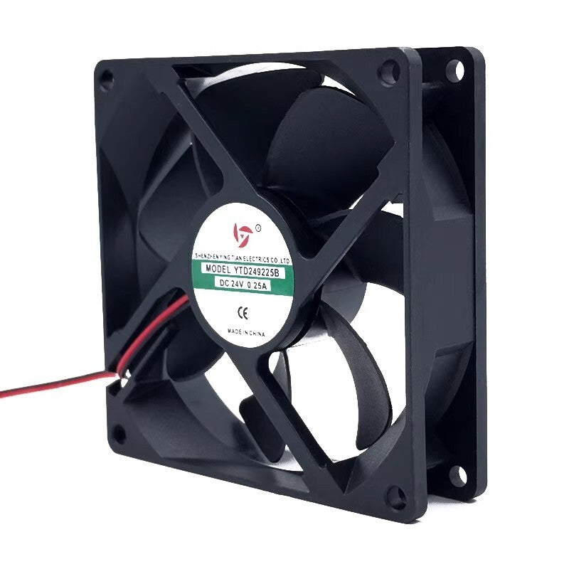 1PCS YTD249225B DC24V 0.25A 2-Wire Inverter Cooling Fan