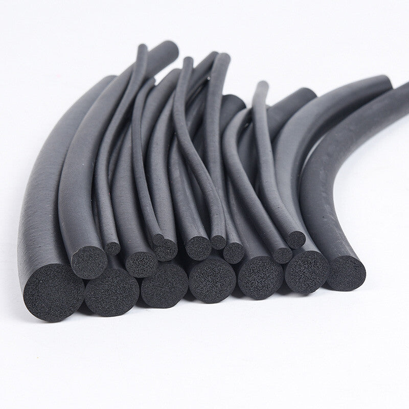 5M car door Edge Protector flexible O shape Soundproof Rubber Seal Strip Round