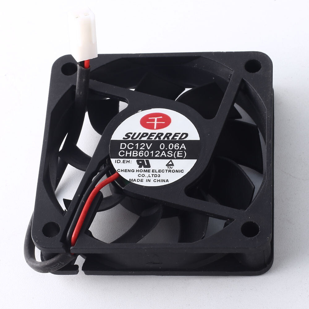 60mm Superred CHB6012AS(E) DC12V 0.06A / 2-pin Fan