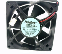 NIDEC D08A-12TS3 80*80*25mm 8cm 80x80x25mm DC 12V 0.50A 2 Pin Cooling Fan