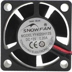 2pcs 4020 hard disk cooling fan 4CM oil bearing YY4020H12S 12V 0.20A 2pin