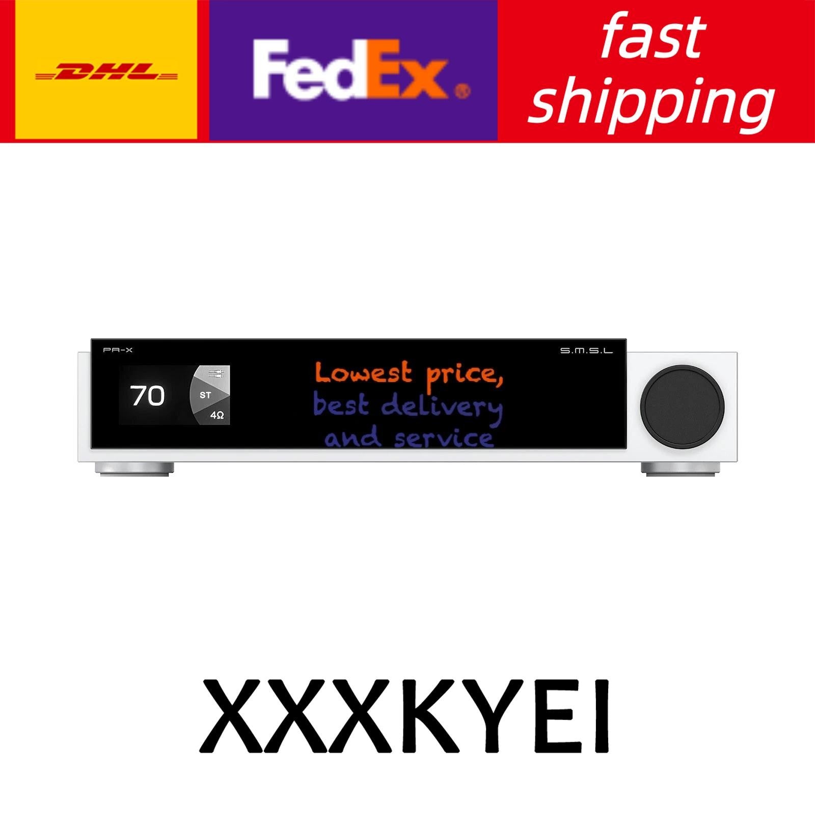 SMSL PA-X GALLIUM NITRIDE 250Wx2 Audio Amplifier Passive Digital Power Amp tp23