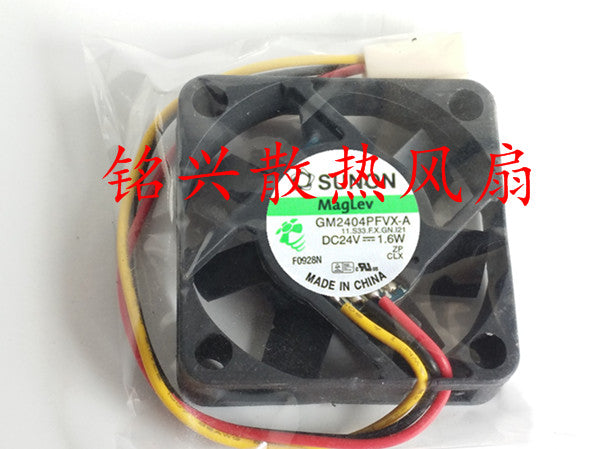 1 PCS SUNON Fan GM2404PFVX-A DC 24V 1.6W 4010 C 4CM 3 PIN Inverter fan