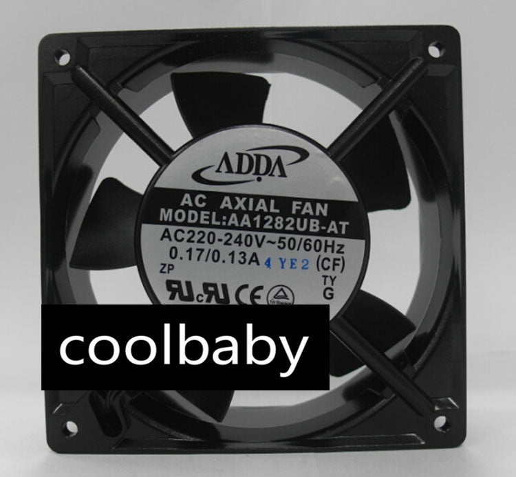 Taiwan ADDA fan AA1282UB-AT 1238 12038 12CM 120MM 220V socket capacity AC FAN