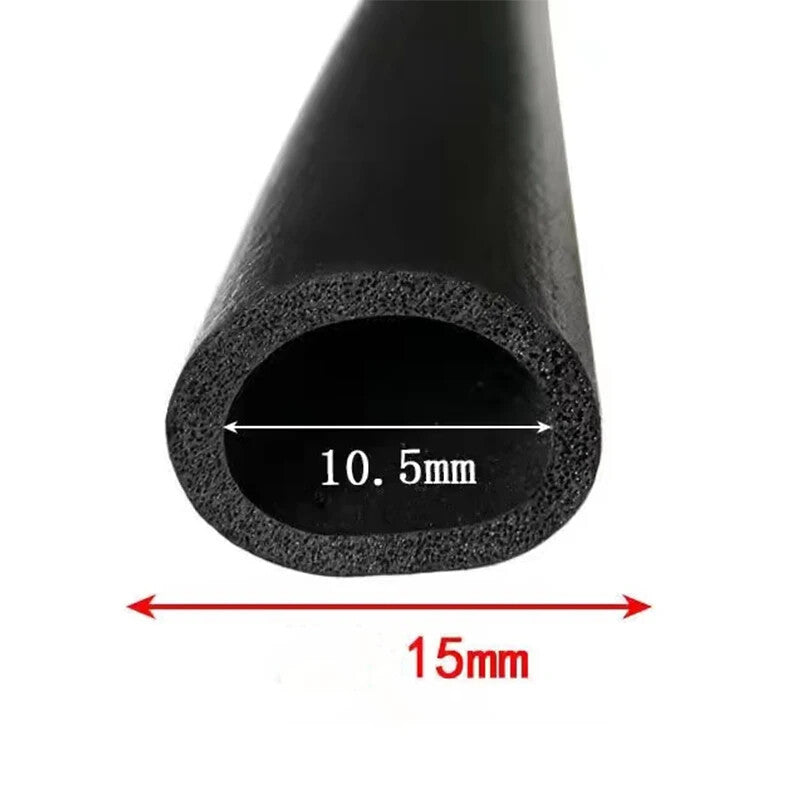 Waterproof Pipe EPDM Rubber Foam Sponge Seal Strip Round Dia.3mm 4mm 6mm-20mm