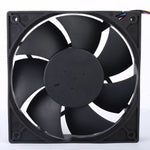 1pc AVC 120mm x 25mm High Airflow PWM Fan 12V 104 CFM 4 Pin DS12025B12H 0.75A