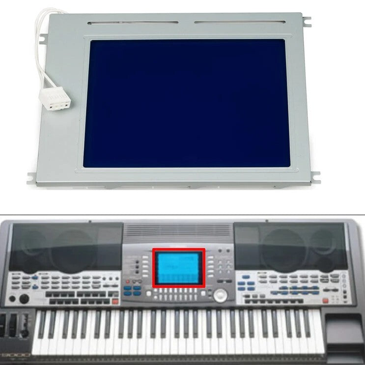 LCD Display Screen Fit For Yamaha PSR1000 PSR2000 LCD Screen Repair Replacement