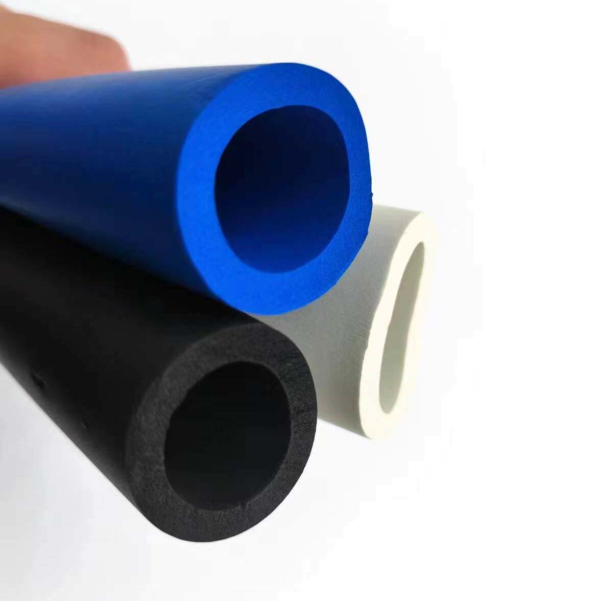 1M 39 Inch Lagging Sponge Foam Insulation Pipe Handle Bars Rubber Tube Fitness