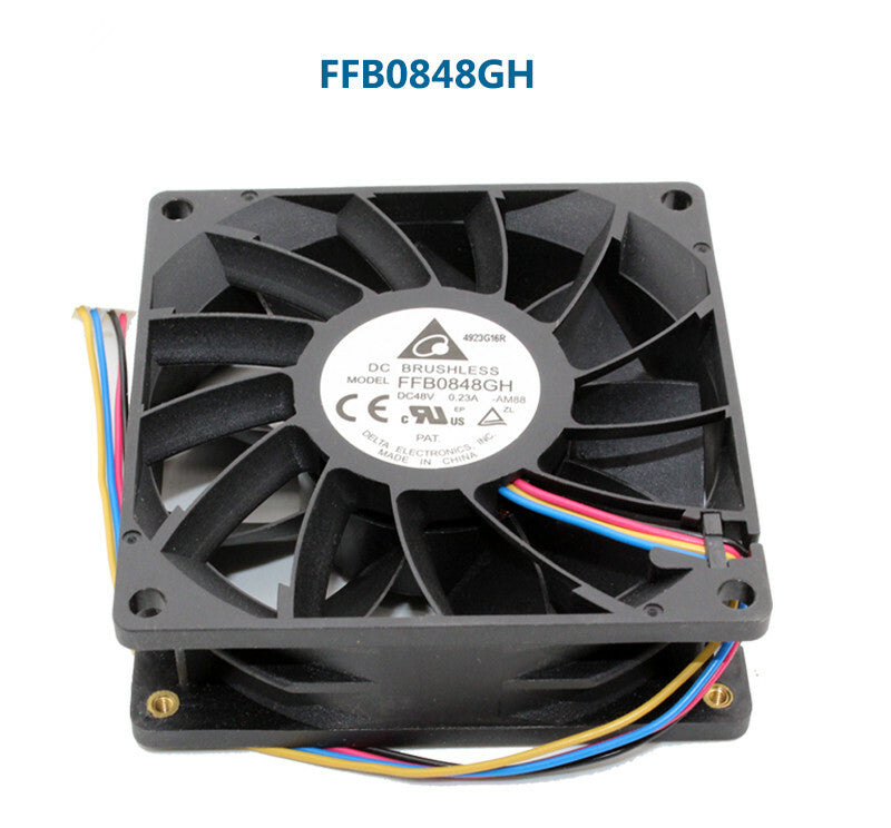 Delta FFB0848GH 8025 48V 0.23A 8CM 4-wire PMW double ball bearing fan