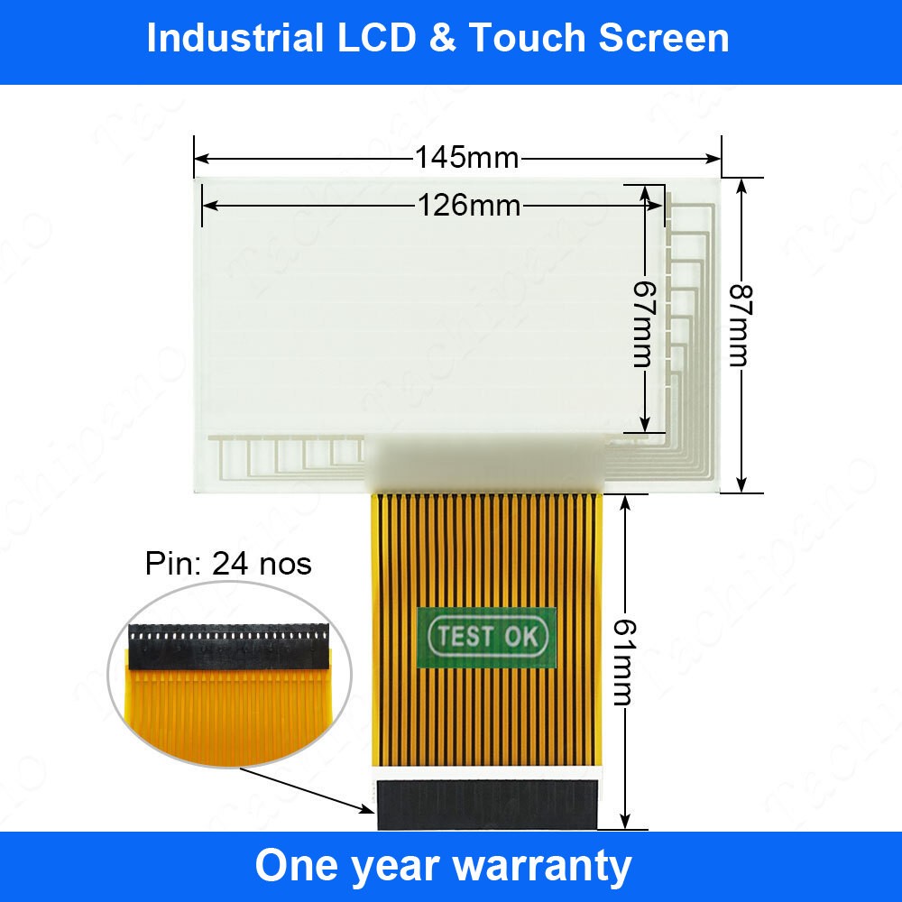 Plastic Case Cover for 2711-B5A9 2711-B5A9L1 + Touch Screen +Keypad