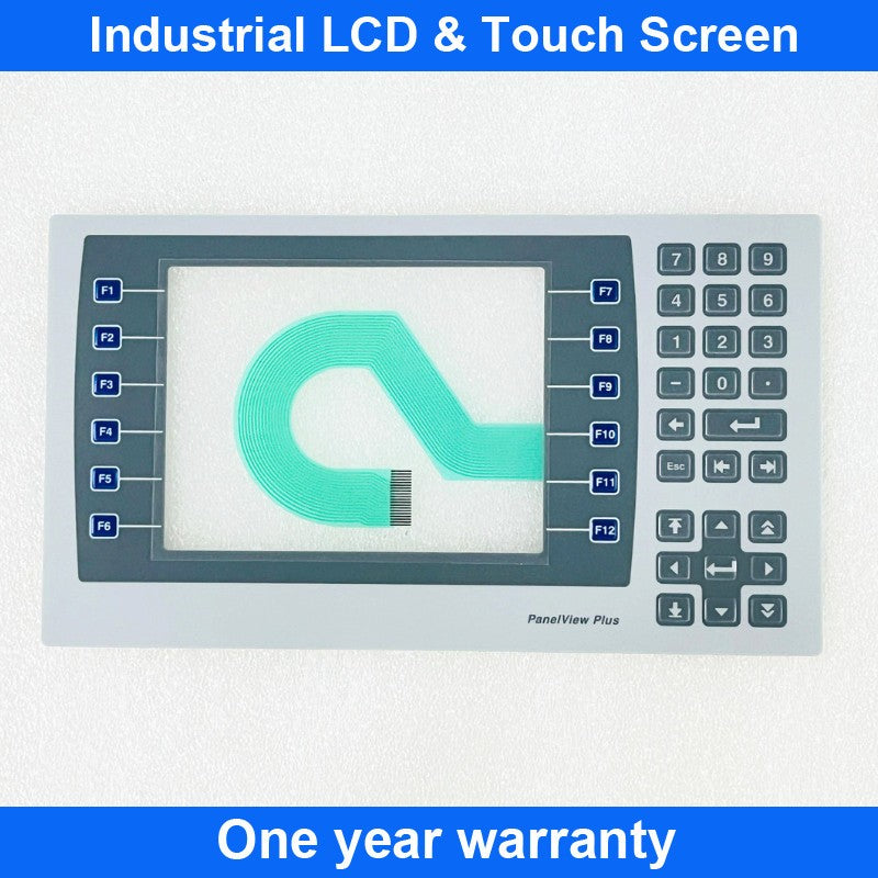 Touch Screen Panel Glass PanelView Plus 7 2711P-B7C22A9P-B + Keypad Keyboard