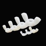 M3 M4 M5 M6 M8 M10 M12 Nylon Wing Nut Wing Nut Plastic Hand Tightening Wing Nut
