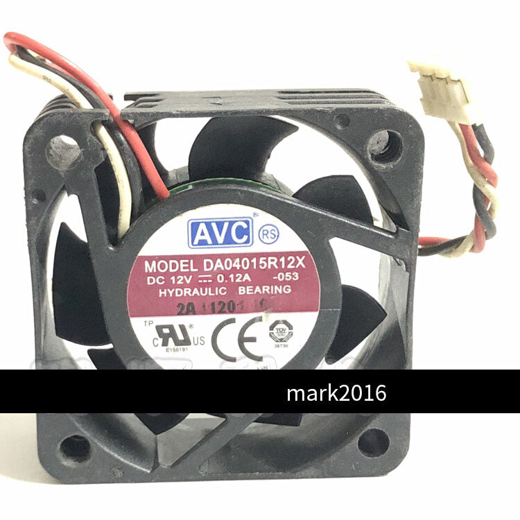 AVC DA04015R12X DC 12V 0.12A server cooling fan 4015 40x40x15mm 4cm 40mm 3-wires