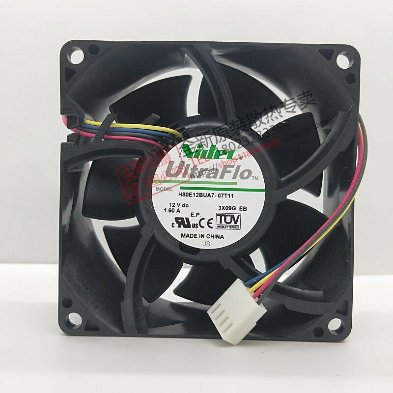 Nidec UltraFlo Fan V60E12BS1B5-07T11 4-pin PWM 12V 1.60A Cooling Fan