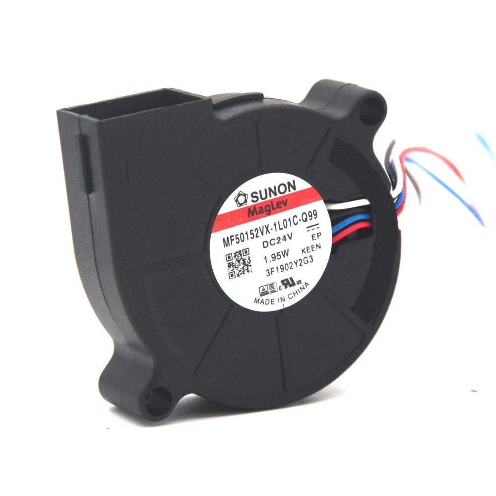 Sunon MF50152VX-1L01C-Q99 5015 DC 24v 1.95W PWM blower 4wire lead Cooling fan