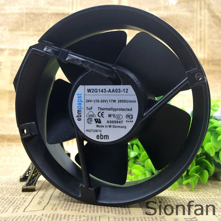 For 17cm 24v 17w W2G143-AA03-12 High temperature resistant inverter cooling fan