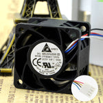 Lot of 4 DELTA DC BRUSHLESS FFB0412UHN 12V 0.81A fan 4pin