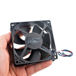 AUB0812M 8cm 80mm fan 80x80x25mm DC12V 0.17A 3pin Axial flow fan cooling fan