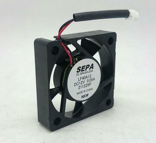 original L40A12 DC 22V 0.05A 40*40*10mm 2 wire cooling fan