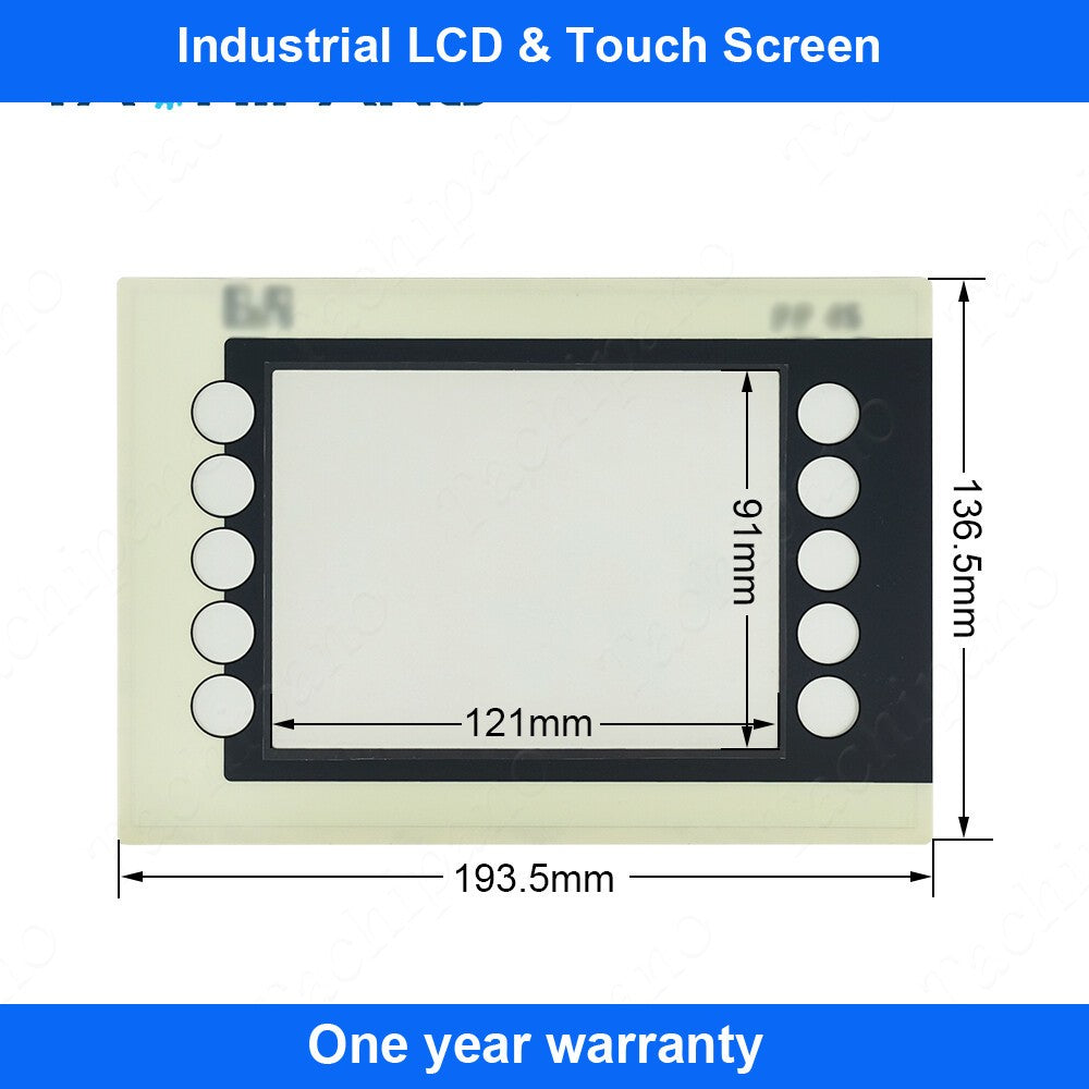 4PP045.0571-K35 Touch Screen Glass for B&R 4PP045-0571-K35 with Protective Film