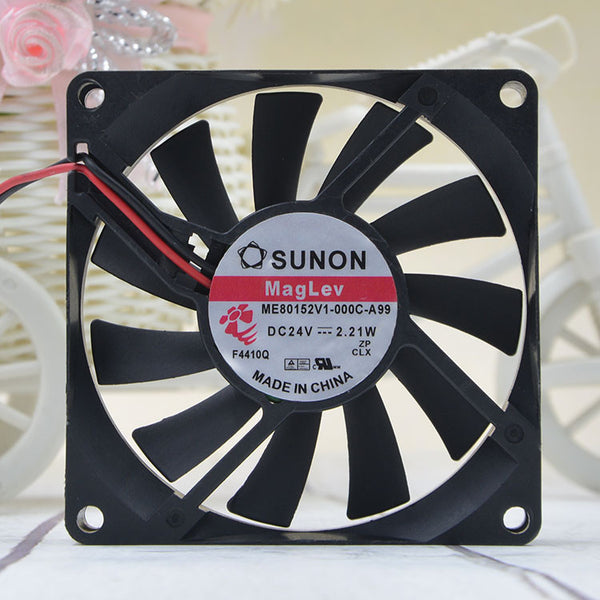 1PC SUNON ME80152V1-000C-A99 24V 2.21W 8CM 2-wire inverter cooling fan