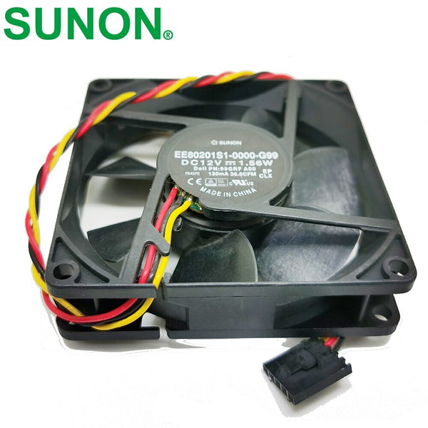 SUNON EE80201S1-0000-G99 XMN4N A00 12V 1.56W 80x80x20mm Server Cooling Fan 4wire