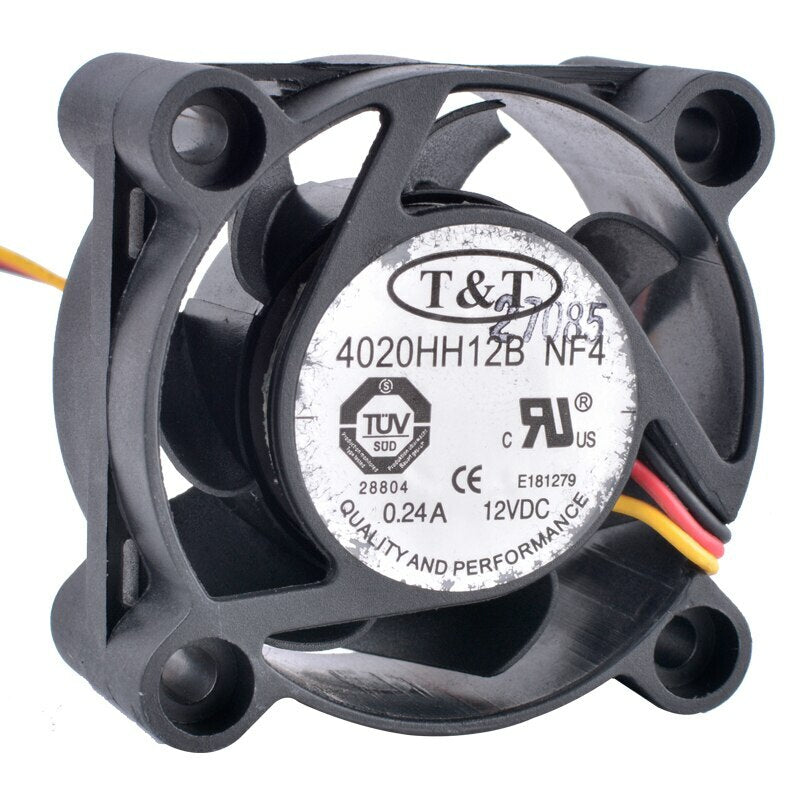 4020HH12B NF4 4020 40mm fan 12V 0.24A 3-wire double ball bearing cooling fan