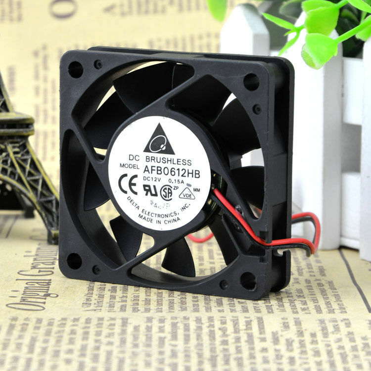 1PCS AFB0612HB fan 12V 0.15A 2pin 60*60*15mm
