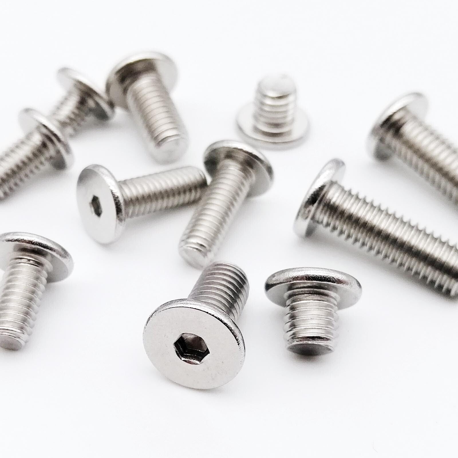 M1.6-M6 SUS304 Allen Hex Hexagon Socket Ultra Thin Flat Wafer Head Screw Bolt