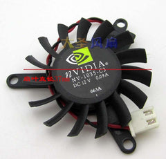Original ADDA AB6812MX-GC0 NV-1035-C3 12V 0.09A graphics card cooling fan