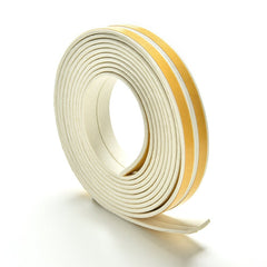 10M Self Adhesive Doors Windows Foam Seal Strip Soundproof Collision Rubber Seal