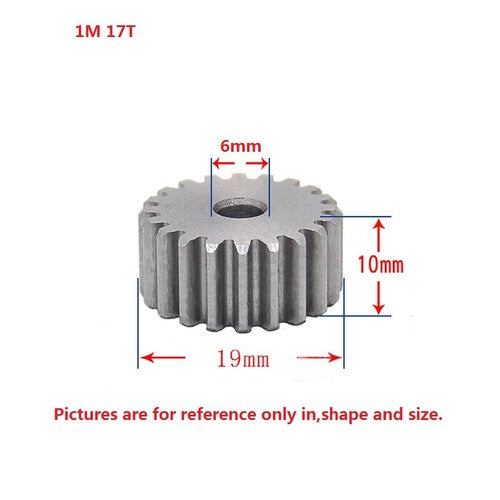 1 Mod 12T-150T Spur Gear 45# Steel Thickness 10mm Motor Pinion Transmission Gear
