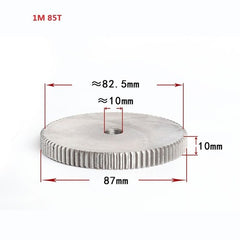 1 Mod 12T-150T Spur Gear 45# Steel Thickness 10mm Motor Pinion Transmission Gear