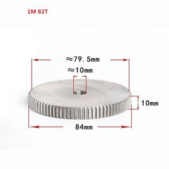 1 Mod 12T-150T Spur Gear 45# Steel Thickness 10mm Motor Pinion Transmission Gear