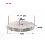 1 Mod 12T-150T Spur Gear 45# Steel Thickness 10mm Motor Pinion Transmission Gear