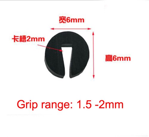 U Channel Rubber Seal Strip Edge Trim Door Edge Guard Weatherstrip Insulation 1M