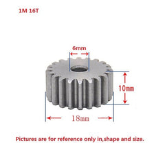 1 Mod 12T-150T Spur Gear 45# Steel Thickness 10mm Motor Pinion Transmission Gear