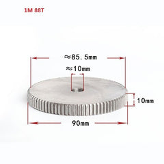 1 Mod 12T-150T Spur Gear 45# Steel Thickness 10mm Motor Pinion Transmission Gear