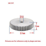 1 Mod 12T-150T Spur Gear 45# Steel Thickness 10mm Motor Pinion Transmission Gear
