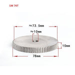 1 Mod 12T-150T Spur Gear 45# Steel Thickness 10mm Motor Pinion Transmission Gear