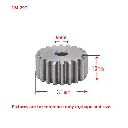 1 Mod 12T-150T Spur Gear 45# Steel Thickness 10mm Motor Pinion Transmission Gear