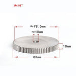 1 Mod 12T-150T Spur Gear 45# Steel Thickness 10mm Motor Pinion Transmission Gear