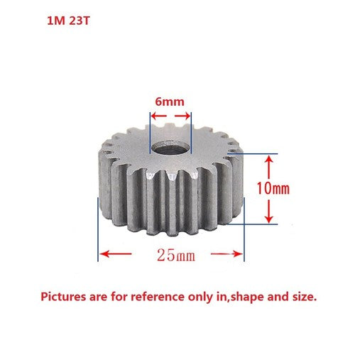 1 Mod 12T-150T Spur Gear 45# Steel Thickness 10mm Motor Pinion Transmission Gear